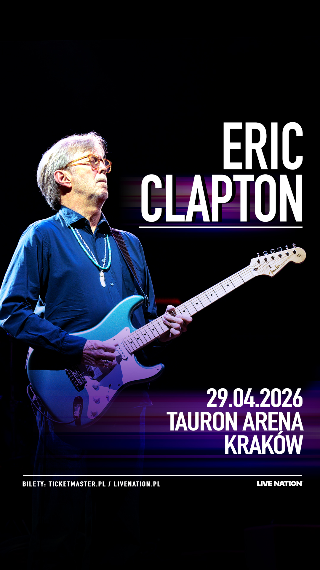 Eric Clapton - koncert w Polsce - bilety