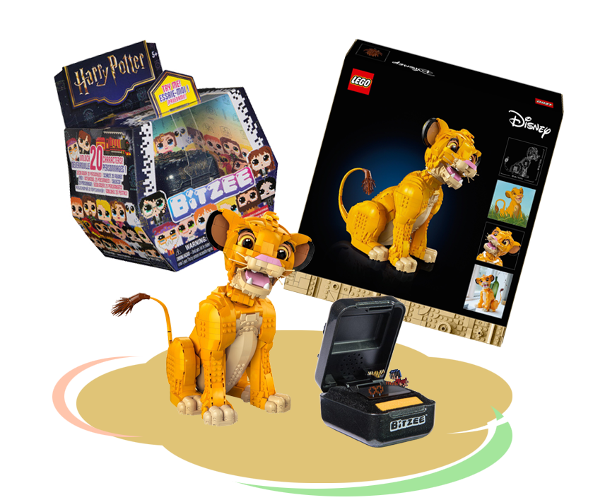 LEGO Disney Król Lew - młody Simba, Zabawka interaktywna SPIN MASTER Bitzee